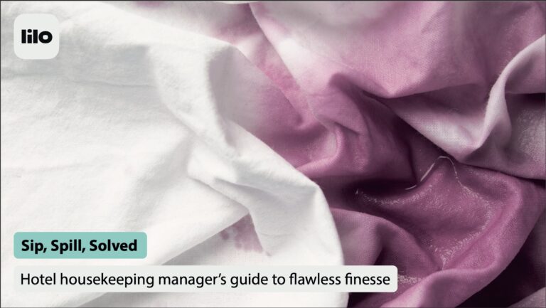 how to remove wine stains in hotels - a housekeeping manager's quick guide