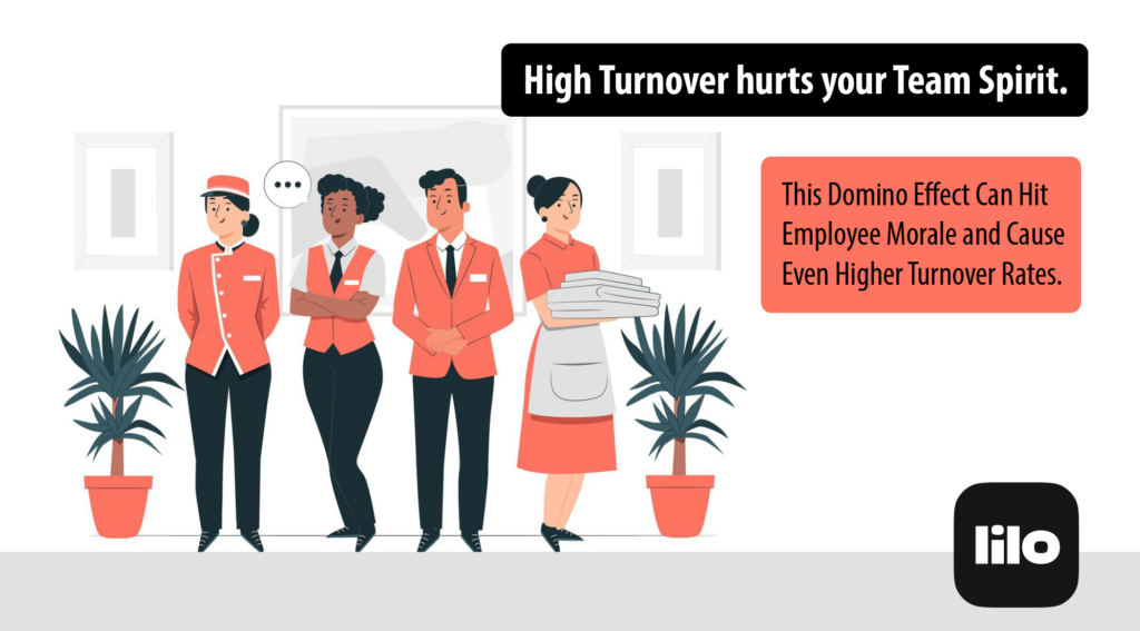 How employee turnover affects employees in hotels