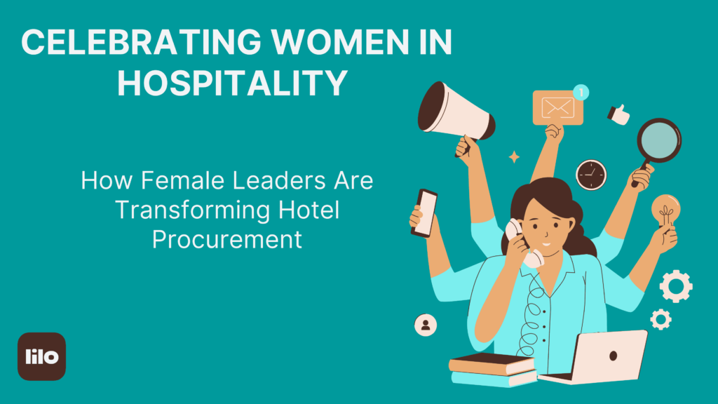 Woman in hospitality with many responsibilities